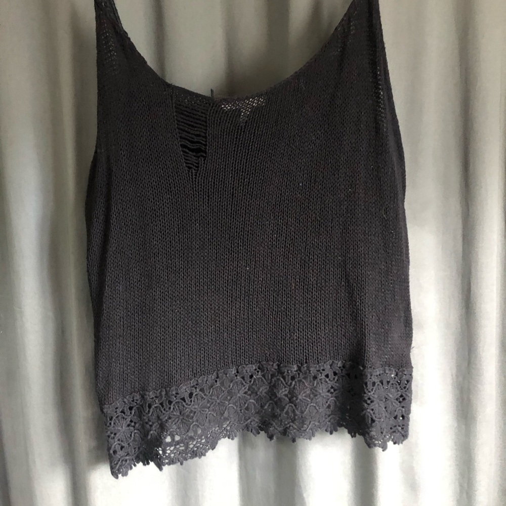 O’Neil Knit Crochet Crop Top